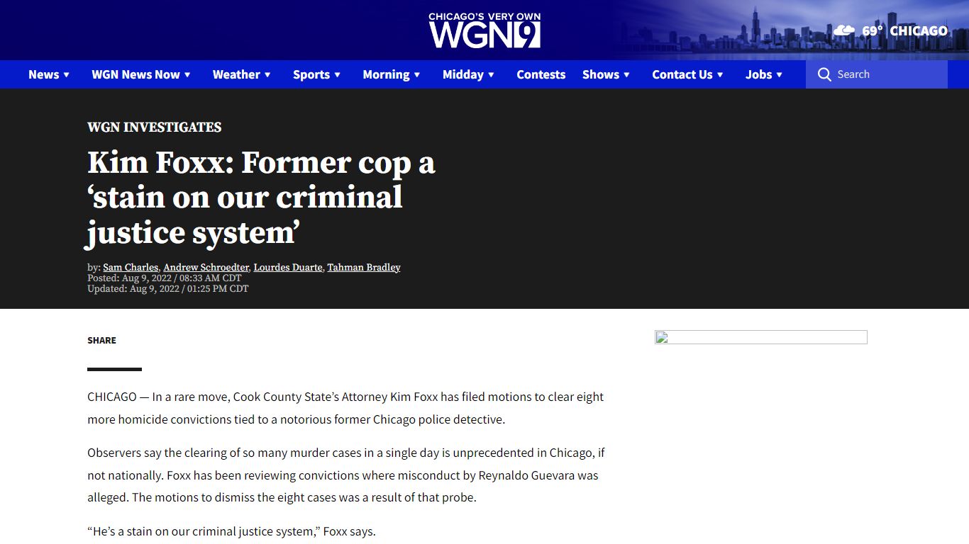 Kim Foxx: Former cop a ‘stain on our criminal justice system’